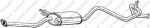 BOSAL Глушитель задн часть MITSUBISHI L300 2.5TD 87-96 (MB 376764, 288-217)