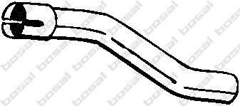 Bosal 338-215 труба выхлопного газа на HYUNDAI PONY / EXCEL седан (X-2)