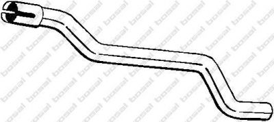 BOSAL Трубопровод выпускной глушителя AUDI 80 1.3/1.6/1.6D/1.8 84-86 (811 253 133 G, 435-913)