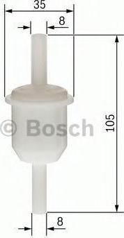 Bosch 0 450 904 058 топливный фильтр на LADA 112