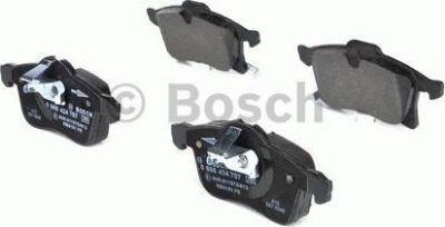 BOSCH Колодки передние OPEL Astra H/Corsa D/Meriva/Zafira B/155.4x70.6mm (1605992, 0 986 424 707)