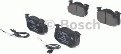 Bosch 0 986 461 763 комплект тормозных колодок, дисковый тормоз на PEUGEOT 106 I (1A, 1C)