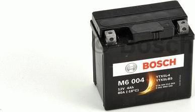 BOSCH МОТО АКБ M60 04 12V 4Ah 30A 114x71x106 /-+/ (Длина x Ширина x Высота) (0092M60040)