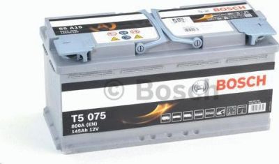 BOSCH АКБ S5 AGM 105Ah 950A 393x175x190 (-+) (0092S5A150)