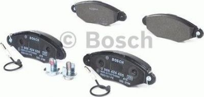 BOSCH Колодки тормозные NISSAN KUBISTAR 03-/RENAULT KANGOO 97- передние с датч. (425169, 0986424455)