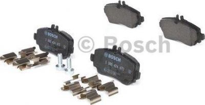 BOSCH Колодки тормозные передние MB A-CLASS W168 97-04 (168 420 15 20, 0986424470)