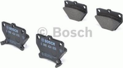 BOSCH Колодки тормозные TOYOTA CELICA 99-/COROLLA 00-/PRIUS 1.5 00-/YARIS 99- задние (572450, 0986424630)