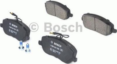 BOSCH Колодки тормозные CITROEN C8/JUMPY/PEUGEOT 807/EXPERT 2.0-2.2 передние (573096, 0986424789)