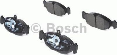 BOSCH Колодки тормозные OPEL ASTRA F/DAEWOO NEXIA/CHEVROLET LANOS 1.4/1.5 97> передние (571492, 0986460938)