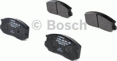 BOSCH Колодки тормозные MITSUBISHI COLT/LANCER 1.3-1.6 88-03 передние (572375, 0986460980)