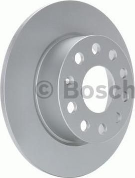 BOSCH Диск тормозной задний A3 Golf V Octavia 03-> AUDI A3 VW G5 CADDY 04> 255X10mm (1K0615601K, 0986479099)