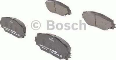 BOSCH Колодки тормозные передние Toyota corolla 2007-> (0446512610, 0986494240)