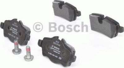 BOSCH Колодки тормозные дисковые MINI COOPER 06-/ONE/CLUBMAN 07- задние (34 21 6 778 327, 0986494242)