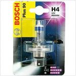 BOSCH Лампа H4 Plus 90% блистер H4 12V/60/55W + 90% (1 987 301 077)