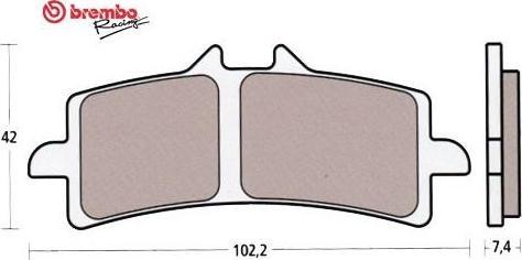 BREMBO Тормозные колодки (07BB3059)