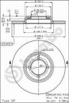 Brembo 08.2477.10 тормозной диск на TALBOT 180