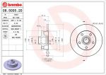 BREMBO (561 620 J) Диск торм зад VW VR6 (561620J, 08.5005.20)