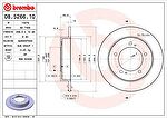 BREMBO Диск тормозной SUZUKI JIMNY 1.3 98-/SAMURAI 88-/VITARA 1.6-1.9 88-98 передний (55211-60A00, 08.5266.10)