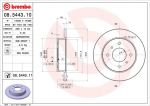 Brembo 08.5443.11 тормозной диск на NISSAN PRIMERA (P10)