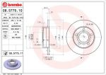 BREMBO Диск торм.зад.не вент. 100/200/A8 84-99 2.3-4.2l 443615601B (561361J, 08.5775.10)