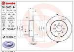 BREMBO Диск тормозной задний c Easy Check HONDA Civic VII 2/01-05 <=> 08.5803.20 (42510-S5A-000, 08.5803.44)