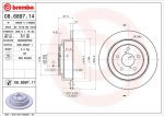BREMBO (561 735 J) Диск торм зад FORESTER (561735J, 08.6897.14)