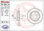 BREMBO (561 717 J) Диск торм зад 626 91-97 (GA5Y26251, 08.7352.10)