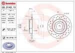 Brembo 08.9148.1X тормозной диск на VW GOLF IV (1J1)
