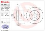 Brembo 08.9461.21 тормозной диск на NISSAN PRIMERA Hatchback (P12)