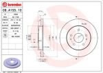 BREMBO Диск тормозной DAIHATSU TERIOS 97- передний (43512-87402-000, 08.A155.10)