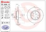 BREMBO Диск торм. окраш. Fr RE Logan 04-, Sandero 07- (08A26811)