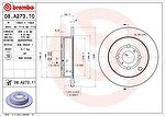 Brembo 08.A273.11 тормозной диск на TOYOTA YARIS (SCP1_, NLP1_, NCP1_)