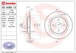 Brembo 08.A288.10 тормозной диск на FORD SIERRA Наклонная задняя часть (GBC, GBG)