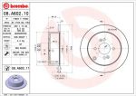 BREMBO Диск тормозной задний KIA RIO 2005- (584111C800, 08.A602.10)