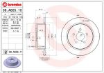 Brembo 08.A605.11 тормозной диск на SUBARU LEGACY IV универсал (BL, BP, B13_)