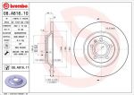 Brembo 08.A816.11 тормозной диск на AUDI A6 Allroad (4FH, C6)