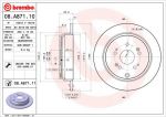 BREMBO Диск тормозной Honda CR-V III (RE) 2.0 i 4WD (08.A871.10)