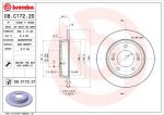 BREMBO Диск тормозной 08.C172.20 (08.C172.20)