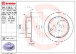 Brembo 08.C252.11 тормозной диск на SUBARU FORESTER (SH)