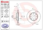 BREMBO Диск тормозной CHEVROLET LANOS/AVEO/SPARK/ASTRA F/CORSA B/VECTRA A передний вент (561248J, 09.3090.20)