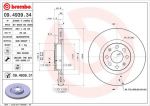 Brembo 09.4939.31 тормозной диск на OPEL CORSA E Van