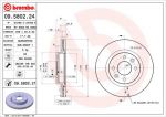 BREMBO Диск тормозной RENAULT LOGAN/SANDERO передний вент.D=259мм. (561997J, 09.5802.24)