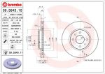 Brembo 09.5843.11 тормозной диск на PEUGEOT BIPPER Tepee