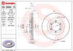 BREMBO (562 064 J) Диск торм пер вент FRONTERA B (562064J, 09.6866.10)