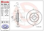 BREMBO Тормозной диск FORD FOCUS 98- 258x22mm (1522230, 09.7806.14)
