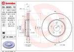 BREMBO Диски тормозные пер. FORD Mondeo 10.00- JAGUAR X-TYPE 01> (4179398, 09.8665.10)