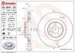 BREMBO Диск тормозной перед. VAG A6/A6Q 2,0-4,2L 04-> (347X30mm) (4F0615301G, 09.8841.30)