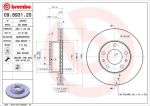 BREMBO Диск тормозной Citroen JUMPER c бортовой платформой/ходовая часть 2.2 HDi 100 (4246Y1, 09.8931.20)