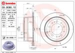 BREMBO 09.9086.11_диск тормозной задний! с покрытием Toyota Land Cruiser 100 4.2TD/4.7 98> (09908611)