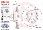 BREMBO Диск тормозной E65/E66 730-760 01- передний D=348мм. крашенные (вместо 09.9355.10) (34116750267, 09.9355.11)